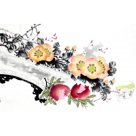Chinese Flowers&Trees Painting - CNAG012822