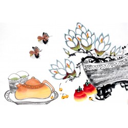 Chinese Flowers&Trees Painting - CNAG012826