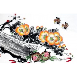 Chinese Flowers&Trees Painting - CNAG012828