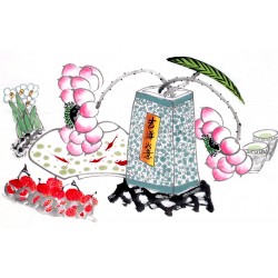 Chinese Flowers&Trees Painting - CNAG012832