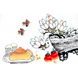 Chinese Flowers&Trees Painting - CNAG012836