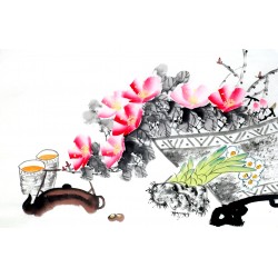 Chinese Flowers&Trees Painting - CNAG012843