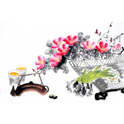 Chinese Flowers&Trees Painting - CNAG012845
