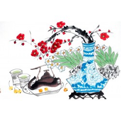 Chinese Flowers&Trees Painting - CNAG012846