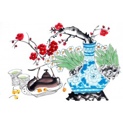 Chinese Flowers&Trees Painting - CNAG012847