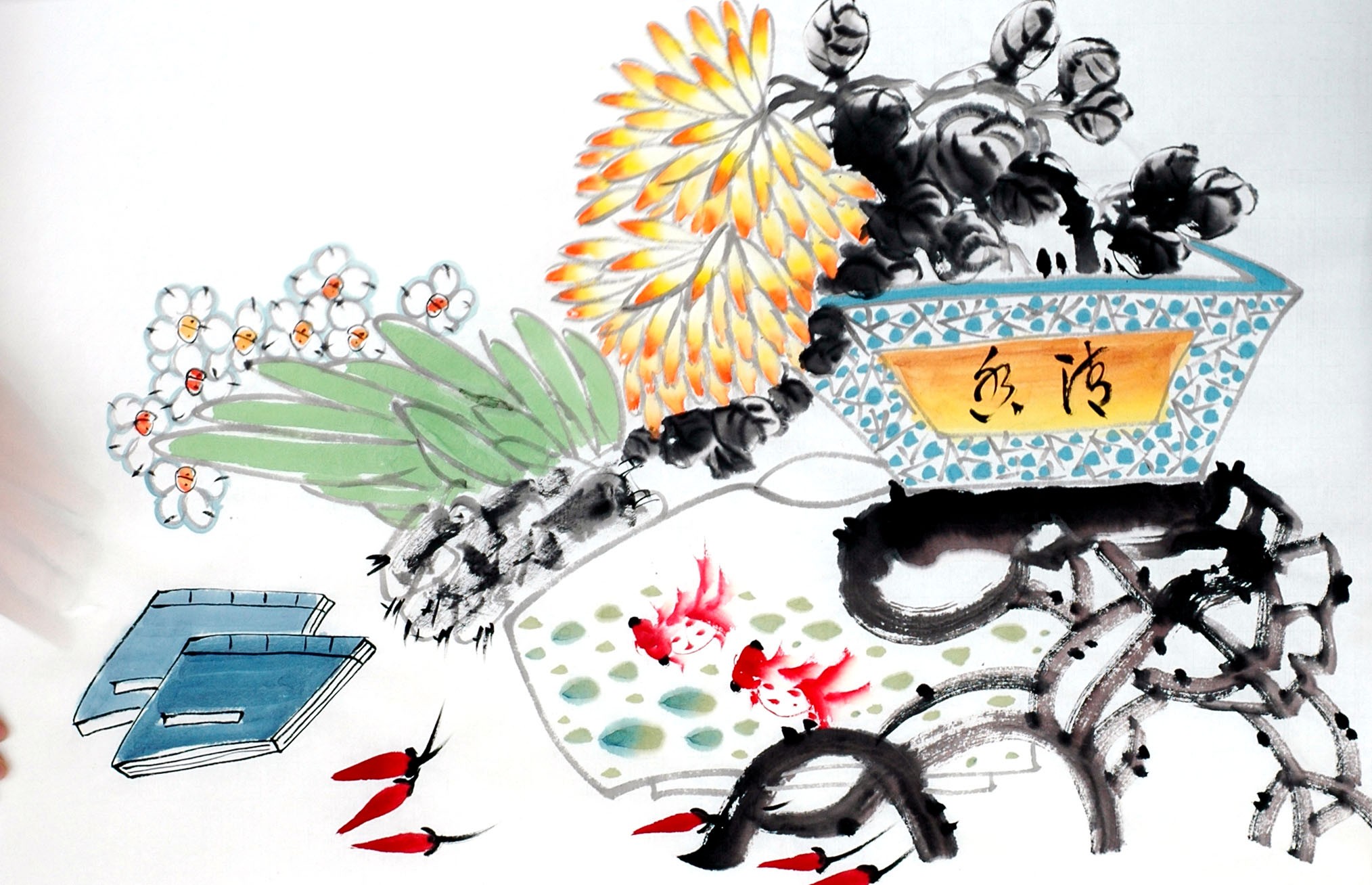 Chinese Flowers&Trees Painting - CNAG012856