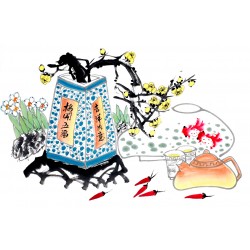 Chinese Flowers&Trees Painting - CNAG012860