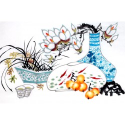 Chinese Flowers&Trees Painting - CNAG012864