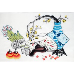 Chinese Flowers&Trees Painting - CNAG012866