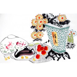 Chinese Flowers&Trees Painting - CNAG012867