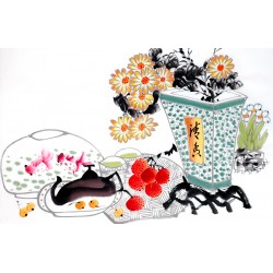 Chinese Flowers&Trees Painting - CNAG012868