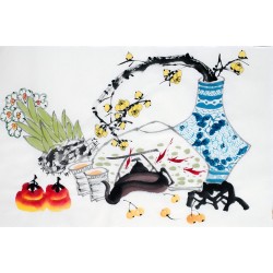 Chinese Flowers&Trees Painting - CNAG012874