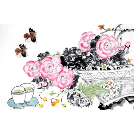 Chinese Flowers&Trees Painting - CNAG012875