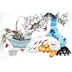 Chinese Flowers&Trees Painting - CNAG012879