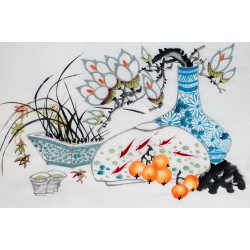 Chinese Flowers&Trees Painting - CNAG012882