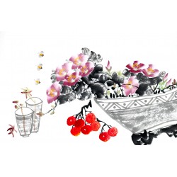 Chinese Flowers&Trees Painting - CNAG012887