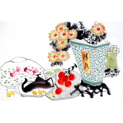 Chinese Flowers&Trees Painting - CNAG012889