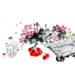 Chinese Flowers&Trees Painting - CNAG012890