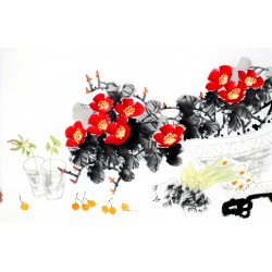 Chinese Flowers&Trees Painting - CNAG012891