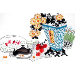 Chinese Flowers&Trees Painting - CNAG012897