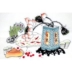 Chinese Flowers&Trees Painting - CNAG012902