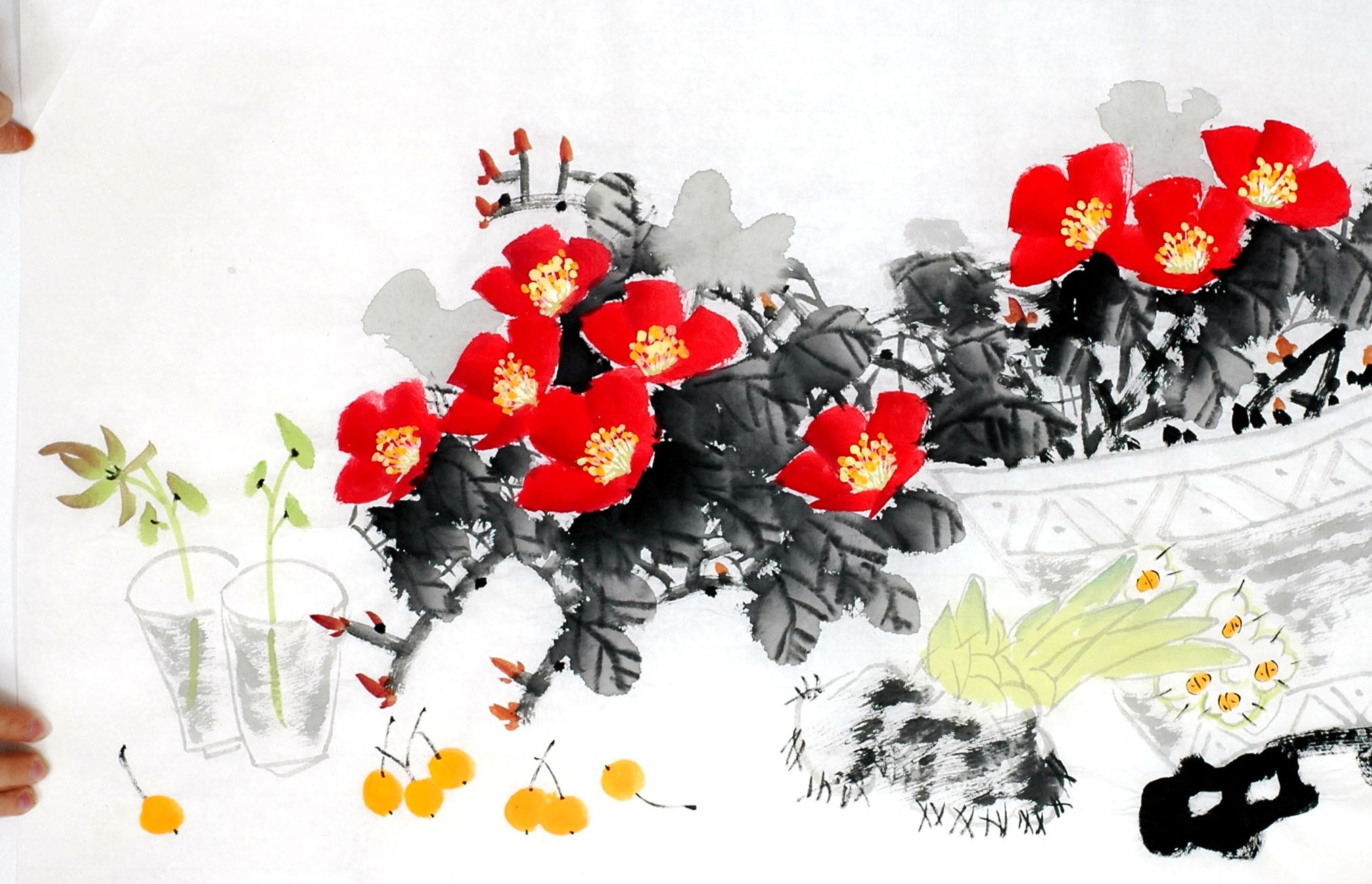 Chinese Flowers&Trees Painting - CNAG012903