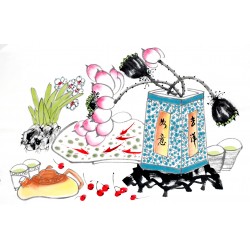 Chinese Flowers&Trees Painting - CNAG012907