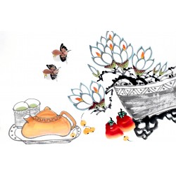 Chinese Flowers&Trees Painting - CNAG012911