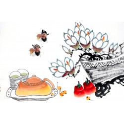 Chinese Flowers&Trees Painting - CNAG012912