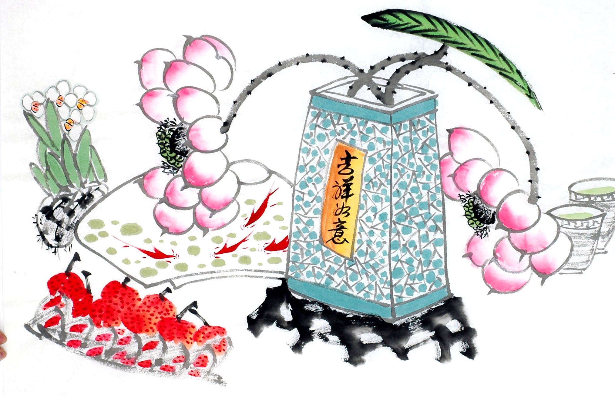 Chinese Flowers&Trees Painting - CNAG012913