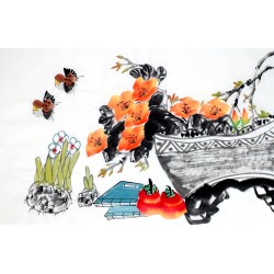 Chinese Flowers&Trees Painting - CNAG012914