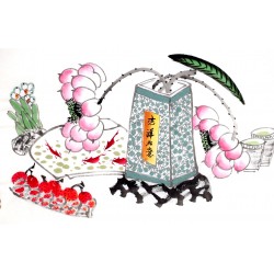 Chinese Flowers&Trees Painting - CNAG012920