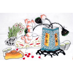 Chinese Flowers&Trees Painting - CNAG012921