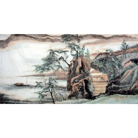 Chinese Landscape Painting - CNAG012925