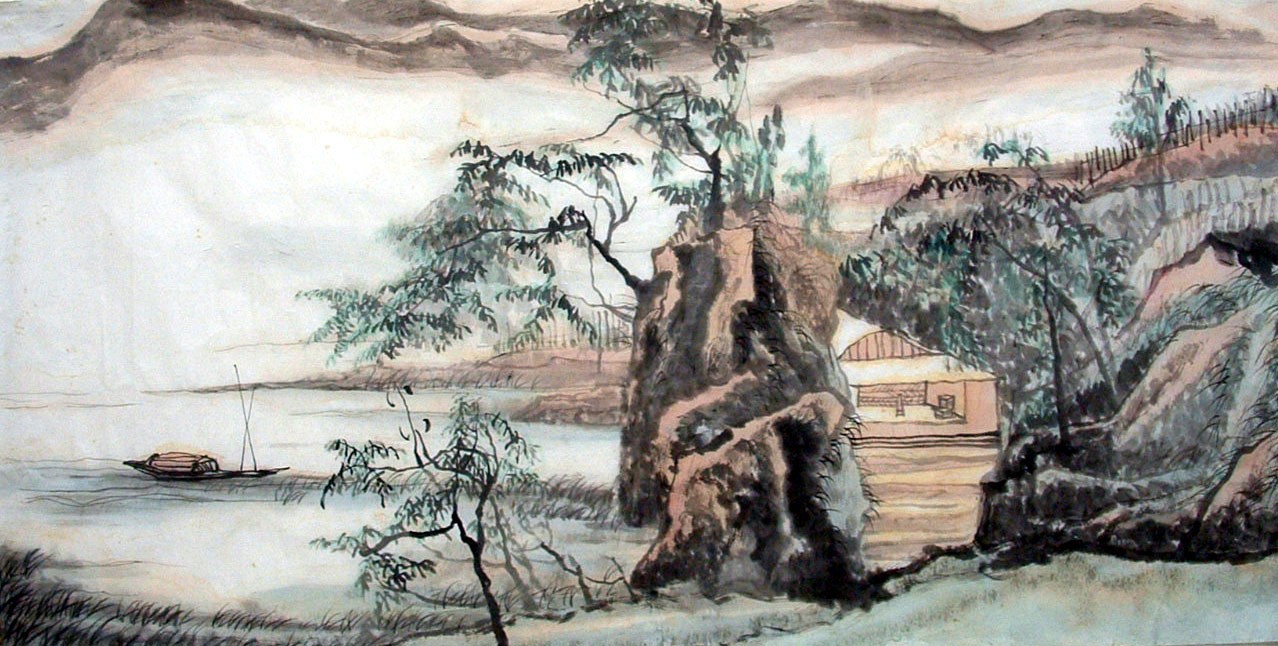 Chinese Landscape Painting - CNAG012925