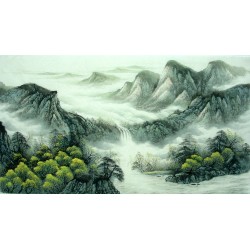Chinese Landscape Painting - CNAG012926