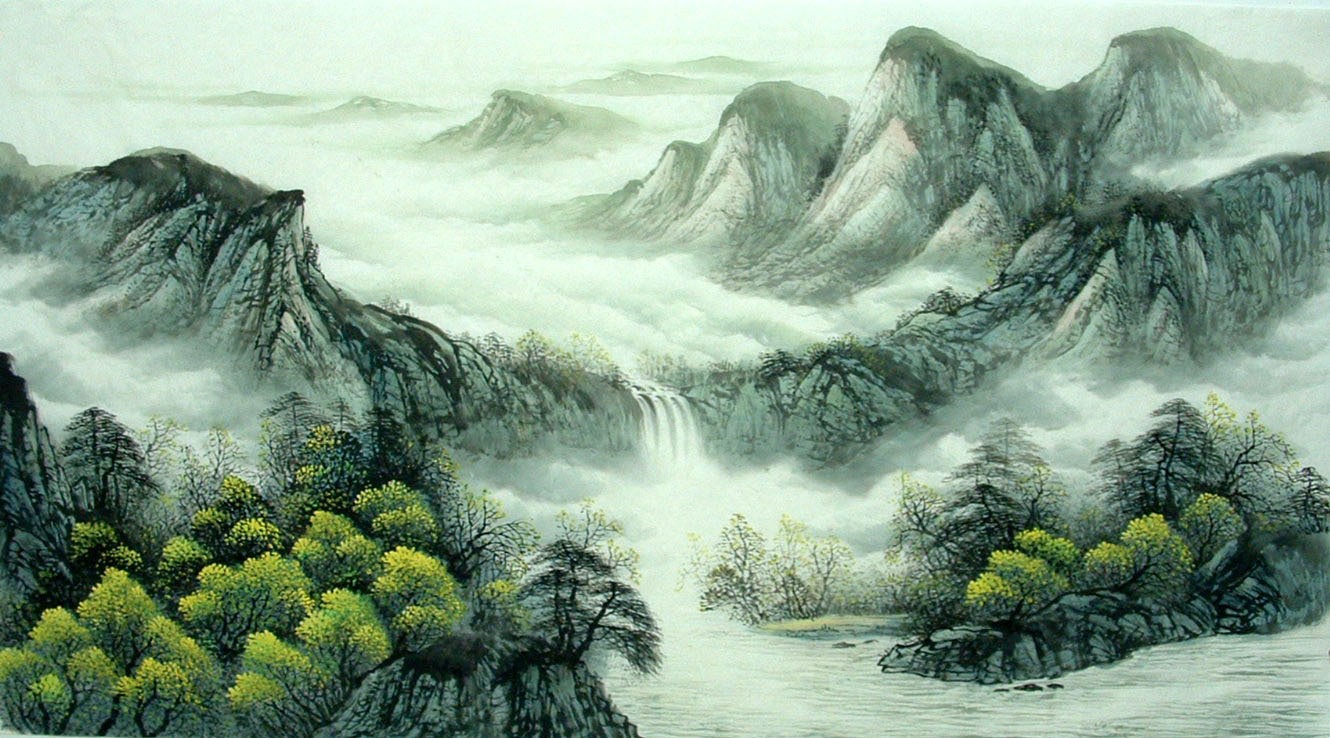 Chinese Landscape Painting - CNAG012926