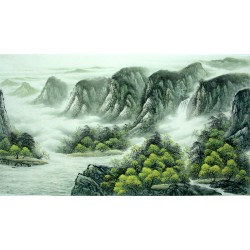 Chinese Landscape Painting - CNAG012927