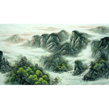Chinese Landscape Painting - CNAG012928
