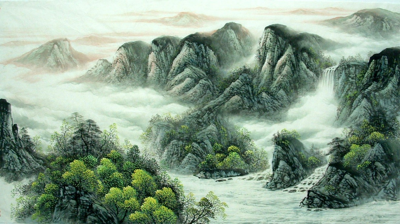 Chinese Landscape Painting - CNAG012928