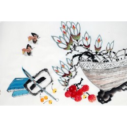 Chinese Flowers&Trees Painting - CNAG012929