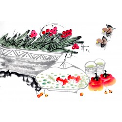 Chinese Flowers&Trees Painting - CNAG012931