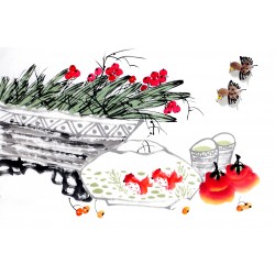 Chinese Flowers&Trees Painting - CNAG012943