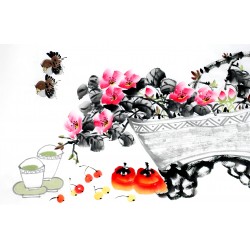 Chinese Flowers&Trees Painting - CNAG012948