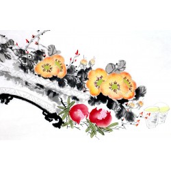 Chinese Flowers&Trees Painting - CNAG012954