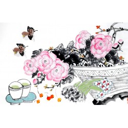 Chinese Flowers&Trees Painting - CNAG012956