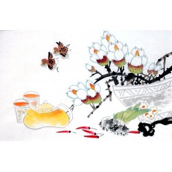Chinese Flowers&Trees Painting - CNAG012961