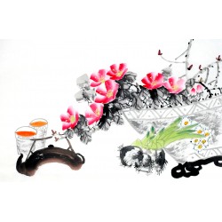 Chinese Flowers&Trees Painting - CNAG012964