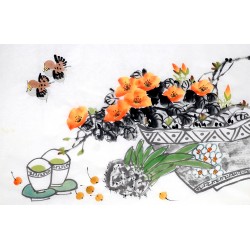 Chinese Flowers&Trees Painting - CNAG012966