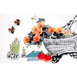 Chinese Flowers&Trees Painting - CNAG012968